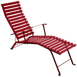 Fermob - Bistro Chaise longue, rouge coquelicot