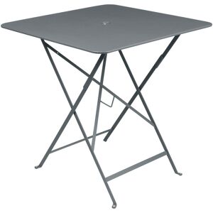 Fermob - Bistro Table pliante, 71 x 71 cm, gris orageux