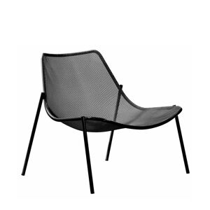 Emu - Chaise lounge Round, noir