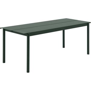 Muuto Linear Steel Tableau 200 x 80 cm vert fonce