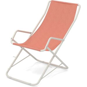 Emu - Bahama Chaise longue, blanche / framboise