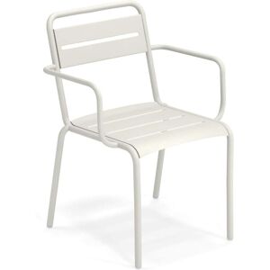 Emu - Star Chaise avec accoudoirs, blanc