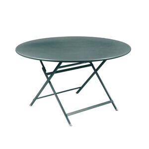 Fermob - Table pliante caractere ø 128 cm, gris orage