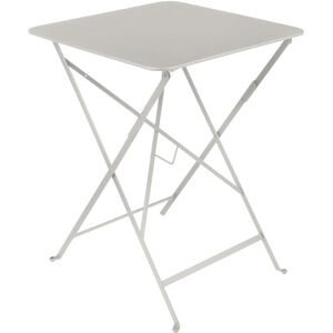 Fermob - Bistro Table pliante, 57 x 57 cm, gris argile