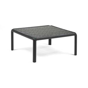 NARDI - Table de jardin komodo 70 x 70 cm, verre / anthracite