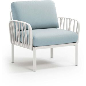 NARDI - Komodo Poltrona Fauteuil, blanc / bleu glacier