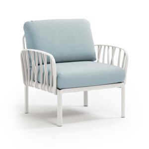 NARDI - Komodo Poltrona Fauteuil, blanc / bleu glacier