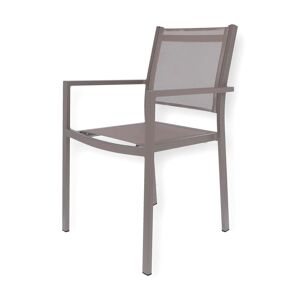 Jan Kurtz (Fiam) Fiam - Aria Fauteuil empilable, taupe