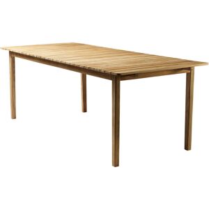 FDB Møbler - M2 Table de jardin 90 x 219,5 cm, teck - Publicité