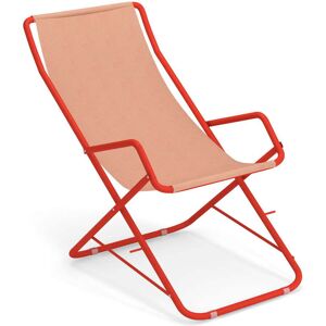 Emu - Bahama Chaise longue, ecarlate / peche