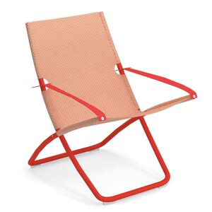 Emu - Snooze Chaise longue, rouge / peche