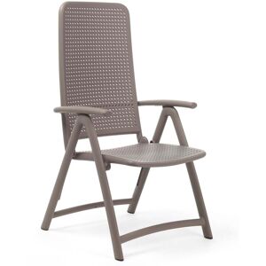 NARDI - Darsena Relax Fauteuil pliant, tortora