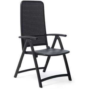 NARDI - Darsena Relax Fauteuil pliant, anthracite