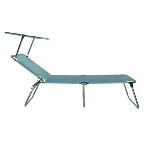 Jan Kurtz (Fiam) Fiam - Chaise longue a trois pieds Amigo 40+ Sun avec parasol, aqua