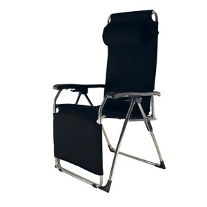 Jan Kurtz (Fiam) Fiam - Amida Chaise longue de relaxation, aluminium / noir