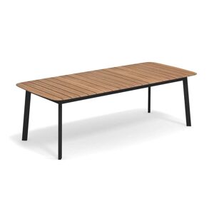 Emu - Shine Outdoor Table 225 x 100 cm, teck / noir