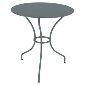 Fermob - Opera + table de jardin, Ø 67 cm, gris orageux