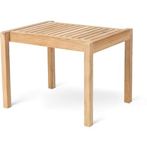 Carl Hansen - AH911 Outdoor Table d'appoint, 5 9. 5 x 4 8. 5 cm, teck non traité