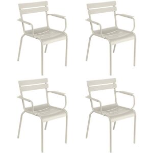 Fermob - Luxembourg Fauteuil, gris argile (lot de 4)