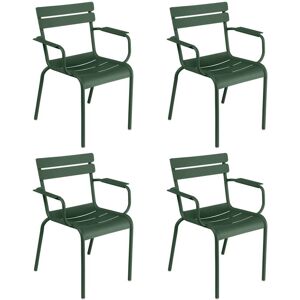 Fermob - Luxembourg Fauteuil, vert cedre (lot de 4)