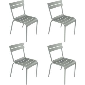 Fermob - Luxembourg Chaise, gris lapilli (lot de 4) - Publicité