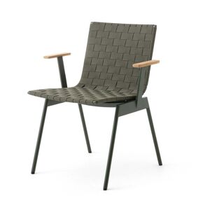 &Tradition & Tradition - Ville Outdoor AV34 Chaise avec accoudoirs, bronze green