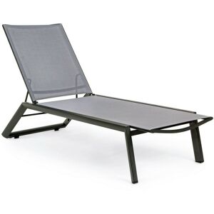 IPERBRIKO 4x Chaise longue inclinable Cruise avec roues anthracite - Publicité