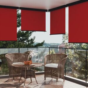 Auvent latéral de balcon 140x250 cm Rouge - Inlife - Publicité