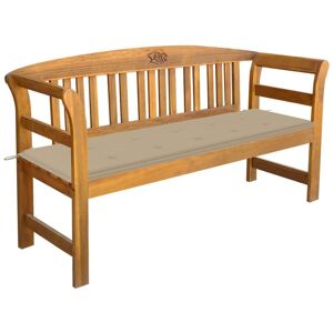 Vidaxl - Banc de jardin avec coussin 157 cm Bois d'acacia massif - Publicité