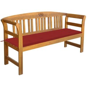 Vidaxl - Banc de jardin avec coussin 157 cm Bois d'acacia massif - Publicité