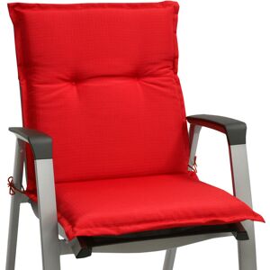 Beautissu - Matelas Coussin pour Chaise Fauteuil de Jardin terrasse Base nl 100x50x6cm Rouge - Publicité