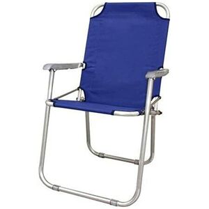 Chaise Pliante en Acier et pvc avec accoudoirs Blue 65�x 55�x 44 - Papillon