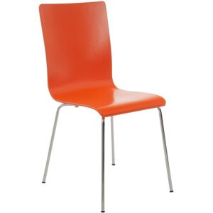 CLP Chaise de style moderne assis avec des formes ergonomiques disponibles différentes couleurs colore : Orange - Publicité
