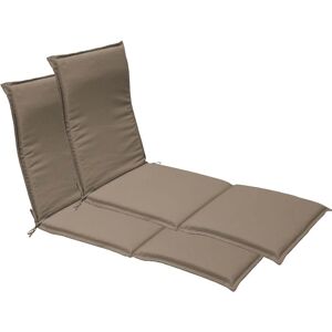 Alize - Coussin bain de soleil Garden (Lot de 2) - Taupe - Publicité