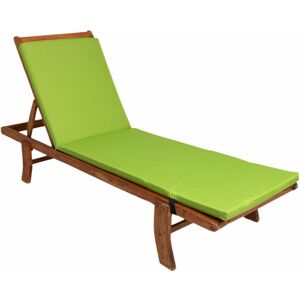 Setgarden - Coussin de chaise longue 190x60x4cm, lime, coussin pour chaise longue de jardin, chaise longue bois, coussin pour chaise longue relaxante - Publicité