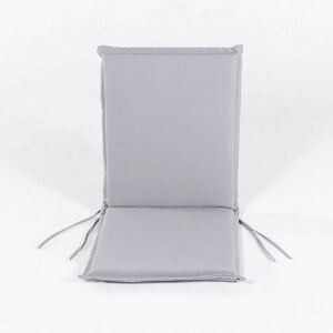 Edenjardin Cojines - Coussin pour chaise pliante, Assise et Dossier, Polyester 180 gr, Couleur Gris, 92x42x4 cm - Publicité