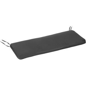 Outsunny Coussin matelas assise pour banc de jardin balancelle canapé 2 places - déhoussable - dim. 110L x 46l x 5H cm - polyester gris - Publicité