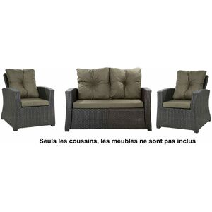 SETGARDEN Coussins pour canapé, coussins pour banc, coussins pour mobilier de jardin extérieur, coussins de balançoire, coussins rotin, Vert - Publicité