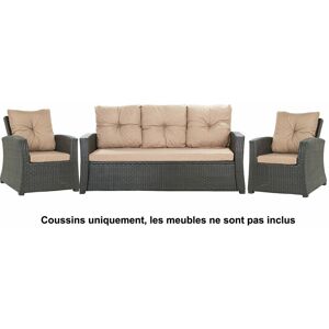 SETGARDEN Coussins pour mobilier de jardin extérieur, Coussins pour canapé, coussins pour banc, coussins de balançoire, Coussins de chaise, Beige - Publicité