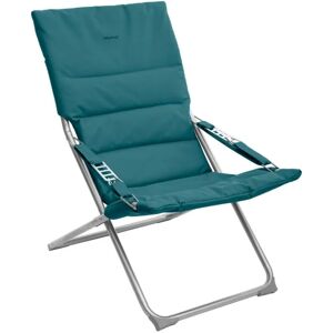 HESPERIDE Fauteuil relax de jardin Milos bleu canard en acier traité époxy - Hespéride - Bleu canard - Publicité