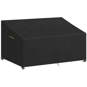 L&h-cfcahl - Housse de Protection 200x99x61/89cm pour Canapé D'extérieur 3 Places Housse Protection Canape Exterieur 3 Places Housse de Protection pour Banc de Jardin Imperméable Résiste uv Tissu Oxford - Publicité