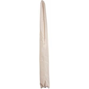 HHG Housse de protection pour demi-parasol Parla de 3m, housse Cover avec cordon de serrage crème - beige - Publicité