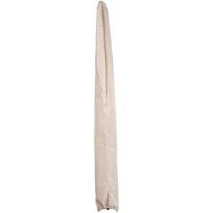 HHG - jamais utilisé] Housse de protection pour demi-parasol Parla de 3m, housse Cover avec cordon de serrage crème - beige - Publicité