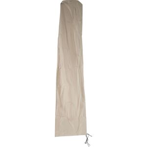 Housse de protection pour parasol déporté HHG, avec fermeture à glissière 3x3m - beige - Publicité