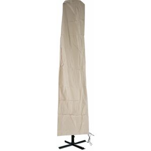HHG - jamais utilisé] Housse de protection pour parasol déporté avec fermeture à glissière 3x4m crème - beige - Publicité