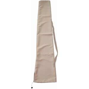 HHG Housse de protection pour parasol jusqu'à 2,70m, housse Cover avec cordon de serrage, crème - beige - Publicité