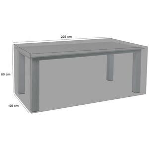 ESSENCIEL GREEN Housse De Protection Table rectangulaire Imperméable Et Résistante aux uv En Polyester Bleu Marine - Mobilier de jardin - 245x125x80CM - Bleu Marine - Publicité