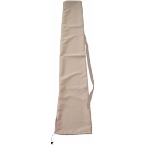 HHG - jamais utilisé] Housse de protection pour parasol jusqu'à 2,70m, housse Cover avec cordon de serrage, crème - beige - Publicité