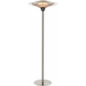 - Colonne infrarouge parapluie, 2 lampes halogènes 1200/1800/3000 w, ht 210 cm s&p ( ) 670106