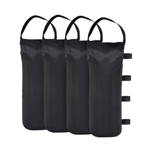 Galozzoit - Lot de 4 sacs de sable pour tonnelle - Qualité industrielle - Poids pour tonnelle et tentes de jardin —le noir - Publicité